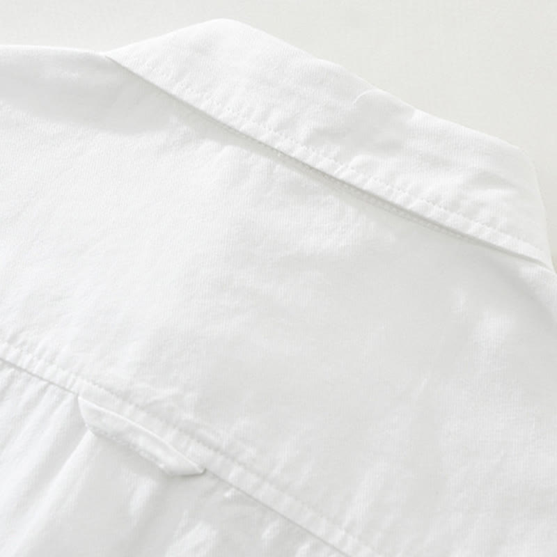 Maglietta da uomo in cotone a maniche corte con ricamo artistico e motivo semplice in bambù, motivo Buddha Stones - image 10