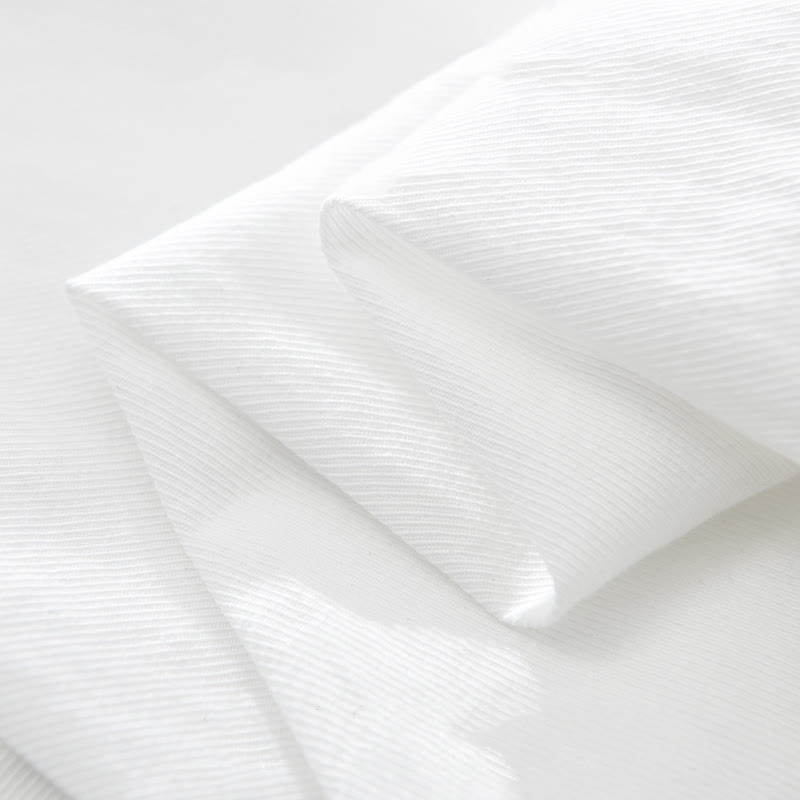 Maglietta da uomo in cotone a maniche corte con ricamo artistico e motivo semplice in bambù, motivo Buddha Stones - image 9