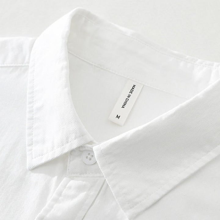 Maglietta da uomo in cotone a maniche corte con ricamo artistico e motivo semplice in bambù, motivo Buddha Stones - image 4