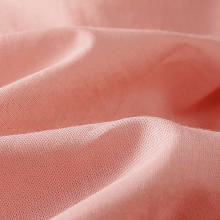 Camicia da donna in lino e cotone con maniche a tre quarti, girocollo, monopetto , Buddha Stones - image 34