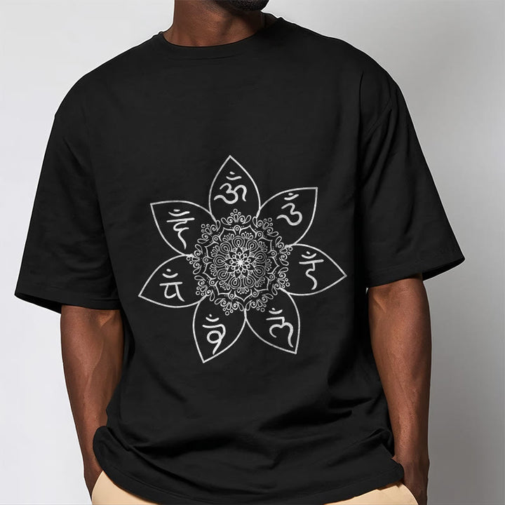 T-shirt con Buddha Stones Mandala Om Mani Padme Hum - image 4