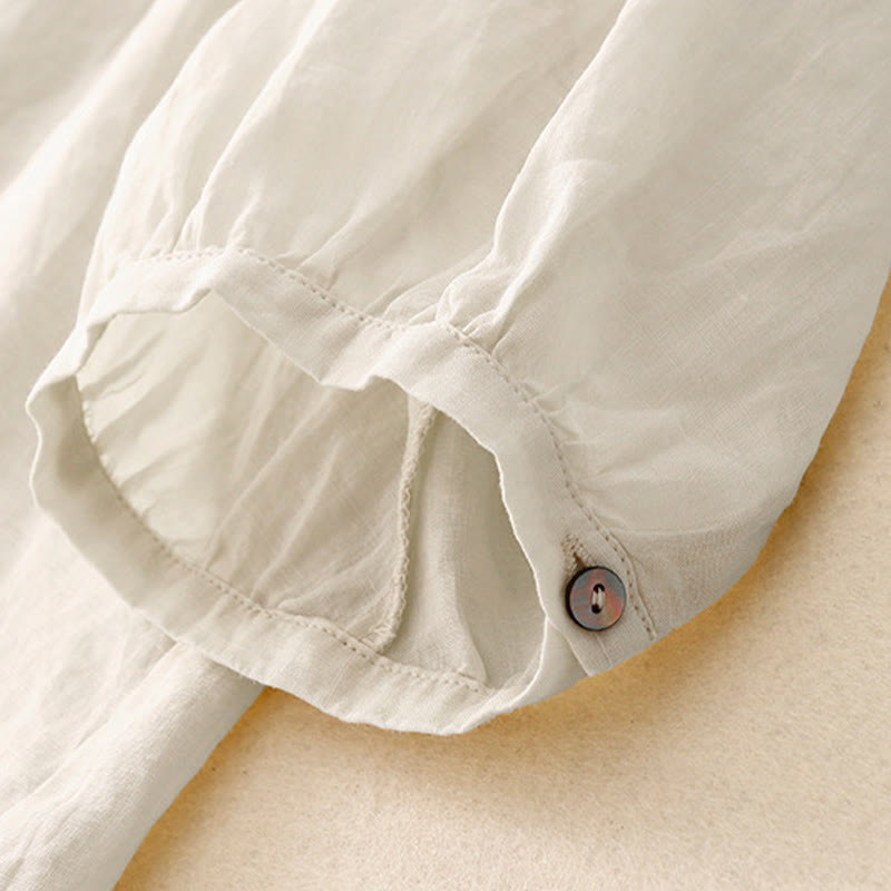 T-shirt casual da donna in cotone e poliestere con scollo a giro e stampa Buddha Stones - image 19
