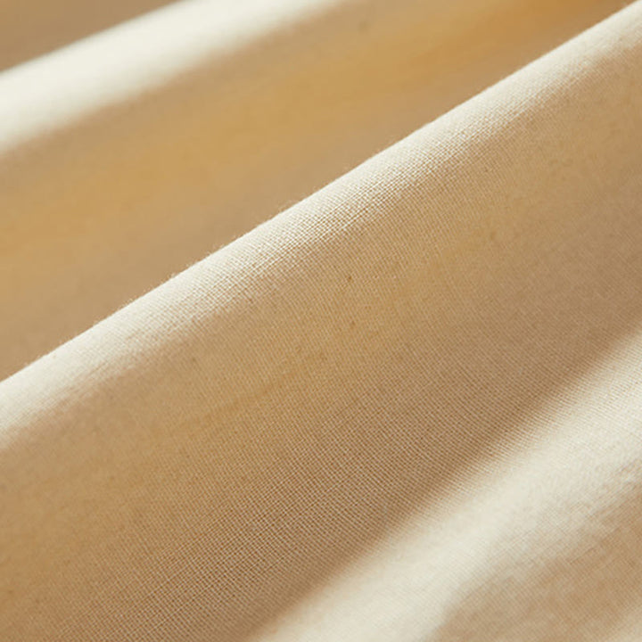 T-shirt casual da donna in cotone e lino con maniche corte e bottoni, Buddha Stones - image 9