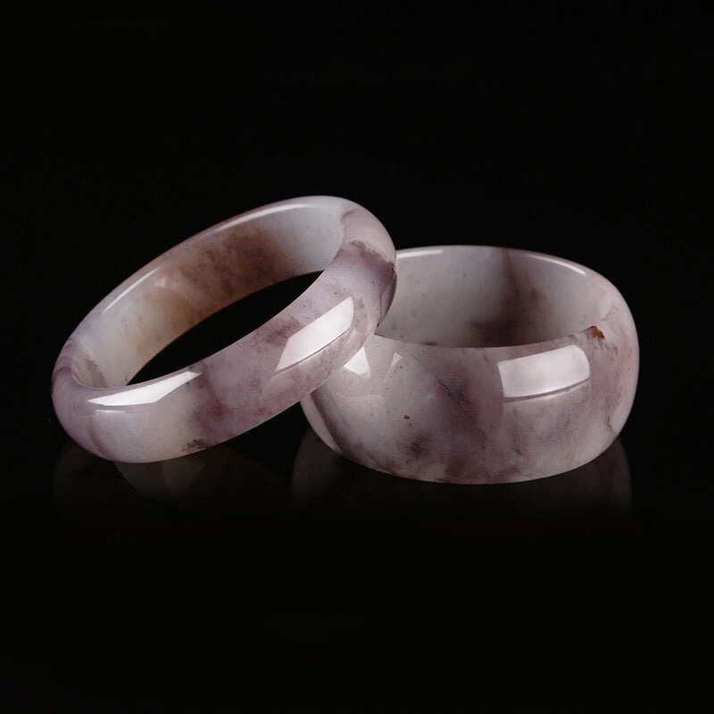 Braccialetto di protezione della felicità in giada viola Buddha Stones