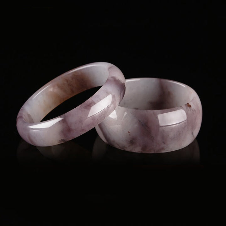 Braccialetto di protezione della felicità in giada viola Buddha Stones