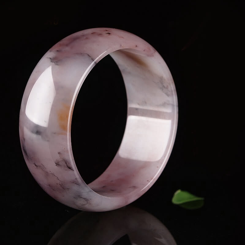 Braccialetto di protezione della felicità in giada viola Buddha Stones