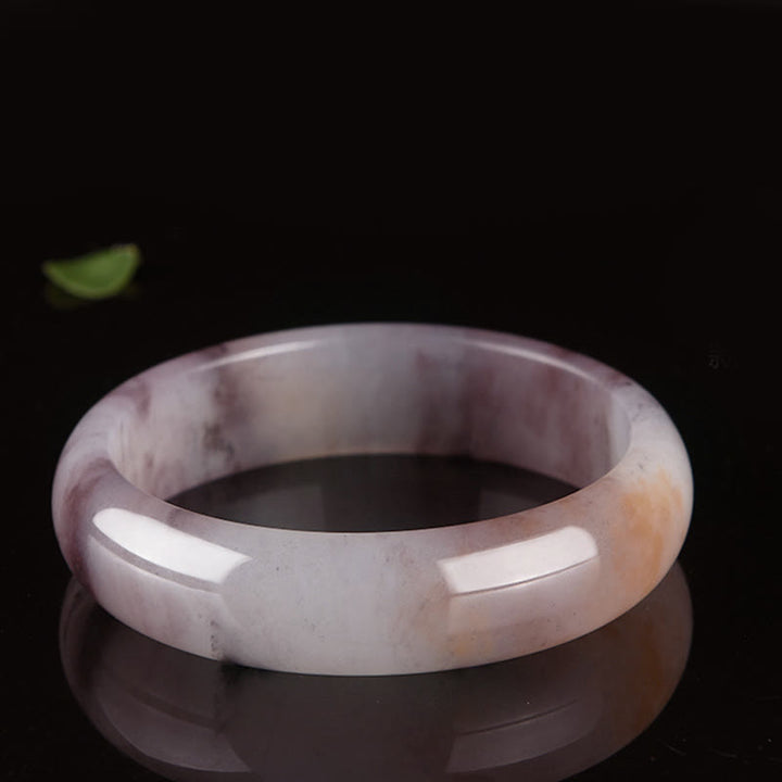 Braccialetto di protezione della felicità in giada viola Buddha Stones
