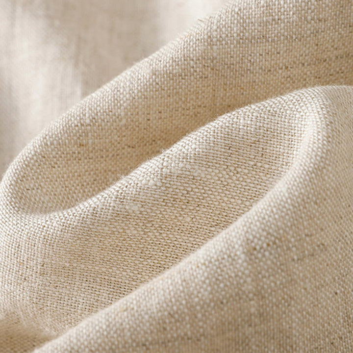 Buddha Stones Pantaloni larghi in cotone con coulisse, perline ricamate e tasche, da donna - image 19