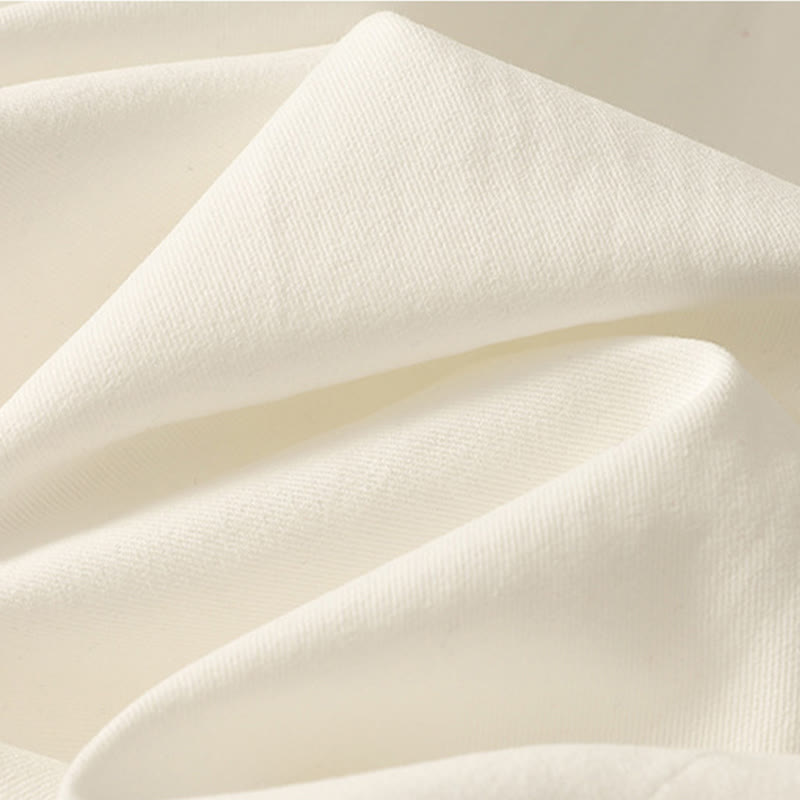 Buddha Stones Pantaloni larghi in cotone da donna con cintura in pizzo tinta unita e tasche - image 13