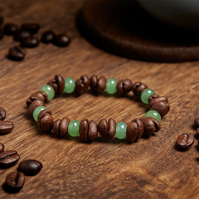 Bracciale con perle di giada Huanglong, Buddha Stones - image 3