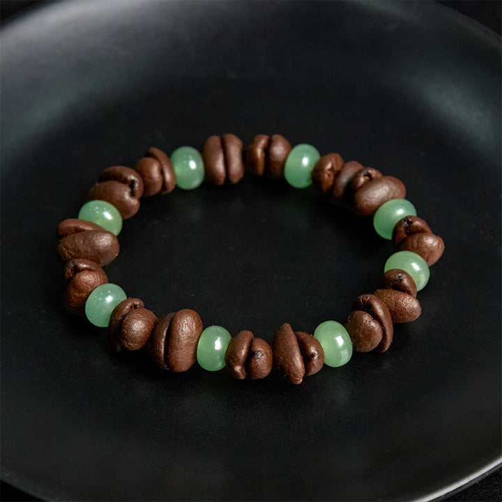 Bracciale con perle di giada Huanglong, Buddha Stones - image 4