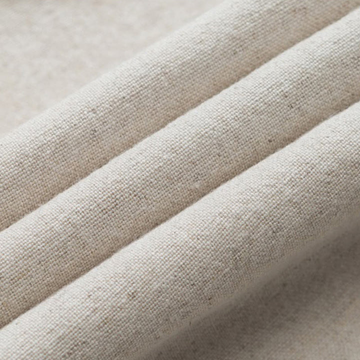 Buddha Stones Pantaloni casual larghi da uomo in cotone e lino con bottoni a rana, lunghezza 7-8, con tasche - image 10