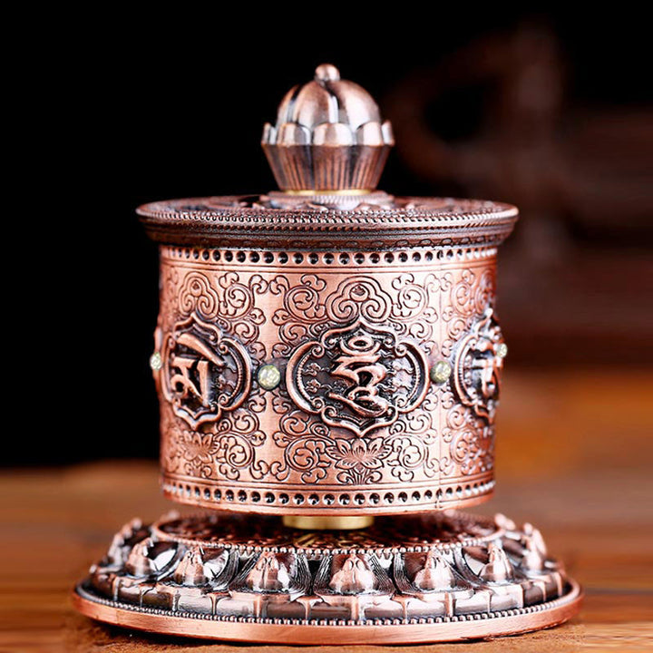 Buddha Stones Ruota di preghiera di benedizione tibetana Decorazione per auto