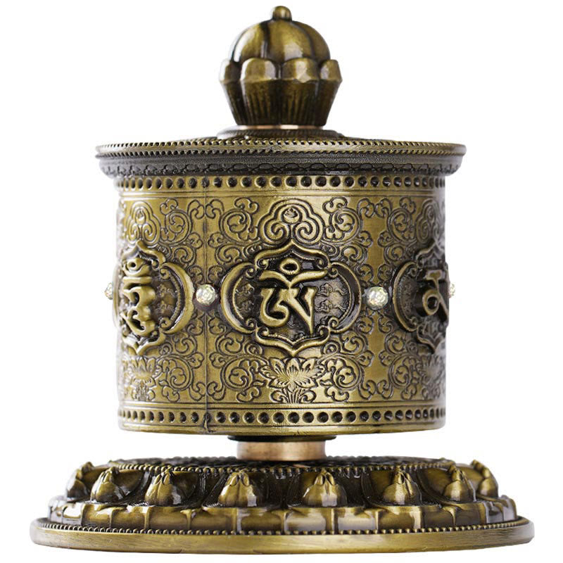 Buddha Stones Ruota di preghiera di benedizione tibetana Decorazione per auto
