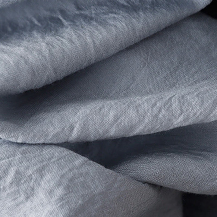 Buddha Stones Camicia estiva da donna in cotone a maniche corte con bottoni e lacci - image 8