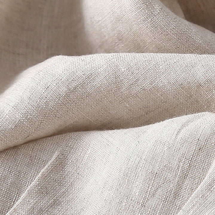 Pantaloni harem in lino e cotone con tasche, in pizzo semplice, Buddha Stones - image 12