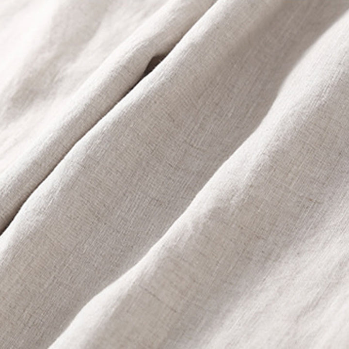 Pantaloni harem in lino e cotone con tasche, in pizzo semplice, Buddha Stones - image 18