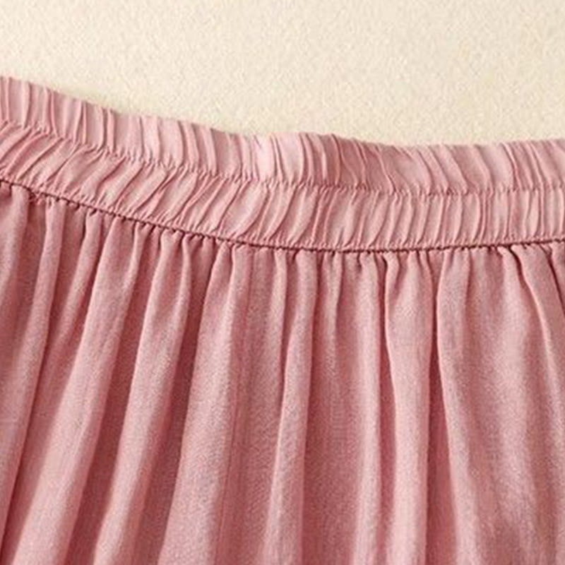 Pantaloni larghi da donna in cotone con tasche, lunghezza 7-8, con ricamo laterale Buddha Stones - image 18