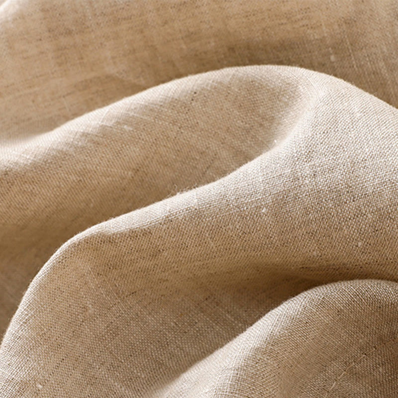 Buddha Stones Pantaloni larghi da donna in cotone con tasche, modello dritto e casual, lunghezza 7-8 - image 6