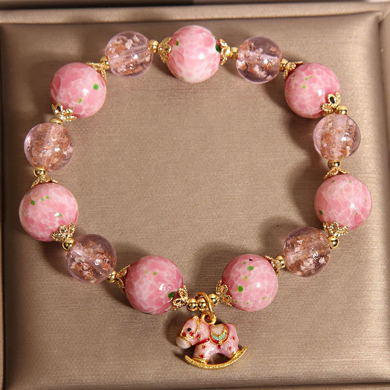 Buddha Stones Bracciale Liuli Rocking Year Of The Horse - image 3