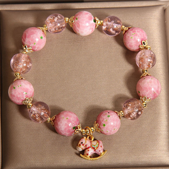 Buddha Stones Bracciale Liuli Rocking Year Of The Horse - image 3