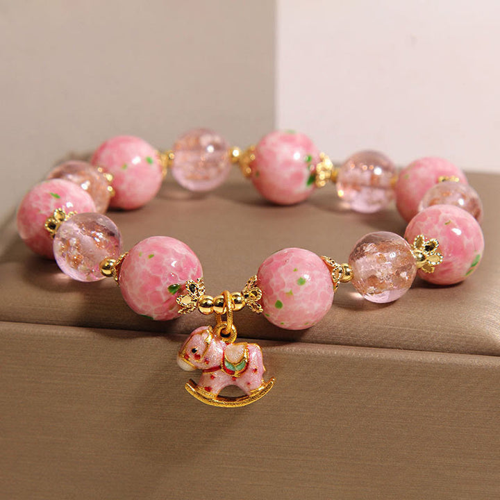 Buddha Stones Bracciale Liuli Rocking Year Of The Horse - image 1