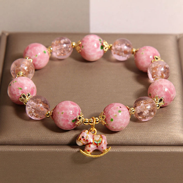 Buddha Stones Bracciale Liuli Rocking Year Of The Horse - Liuli (circonferenza del polso 15-16 cm) - image 0
