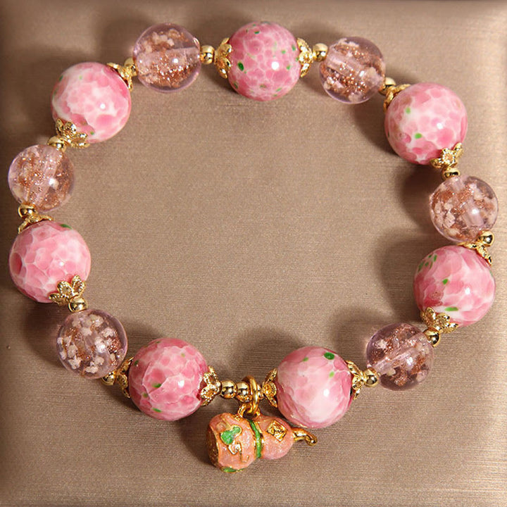 Buddha Stones Braccialetto Liuli di zucca - image 5