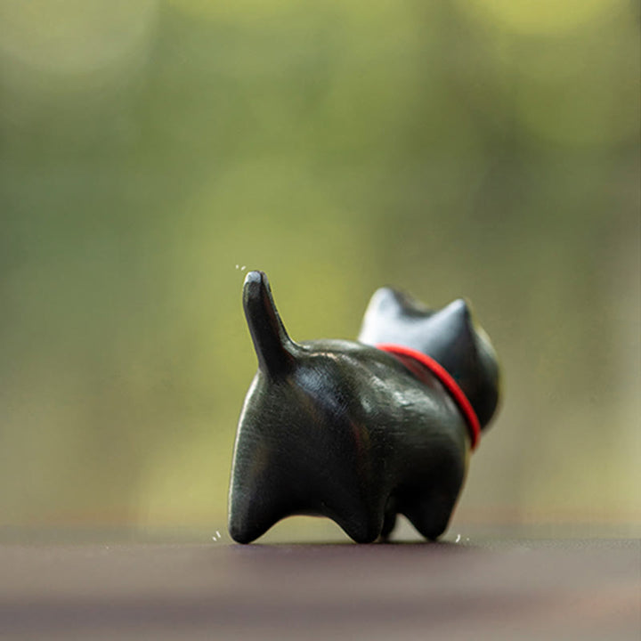 Buddha Stones, Sandalo verde, Piccola foglia, Sandalo rosso, Simpatici animali di gatto, Decorazione rilassante e pacifica - image 12