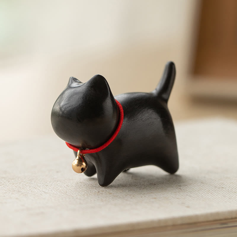 Buddha Stones, Sandalo verde, Piccola foglia, Sandalo rosso, Simpatici animali di gatto, Decorazione rilassante e pacifica - image 14