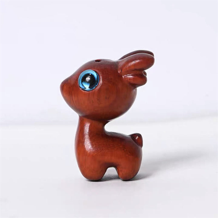 Buddha Stones, Sandalo verde, Piccola foglia, Sandalo rosso, Simpatici animali di gatto, Decorazione rilassante e pacifica - Sandalo rosso a foglia piccola - image 25