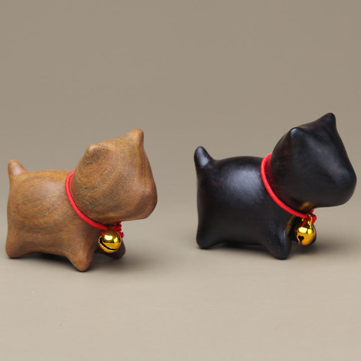 Buddha Stones, Sandalo verde, Piccola foglia, Sandalo rosso, Simpatici animali di gatto, Decorazione rilassante e pacifica - image 30