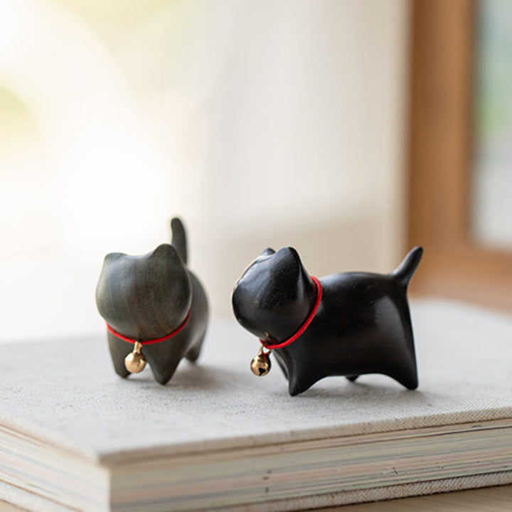 Buddha Stones, Sandalo verde, Piccola foglia, Sandalo rosso, Simpatici animali di gatto, Decorazione rilassante e pacifica - image 17