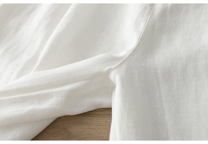 Pantaloni larghi da donna in cotone con tasche e cerniera, stile retrò casual Buddha Stones - image 12