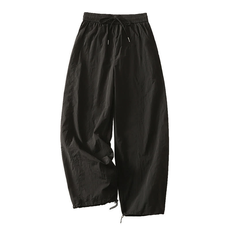 Pantaloni Buddha Stones Summer Vintage con coulisse e polsini con tasche