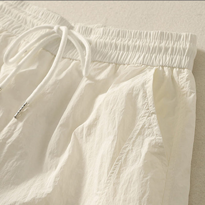 Pantaloni Buddha Stones Summer Vintage con coulisse e polsini con tasche