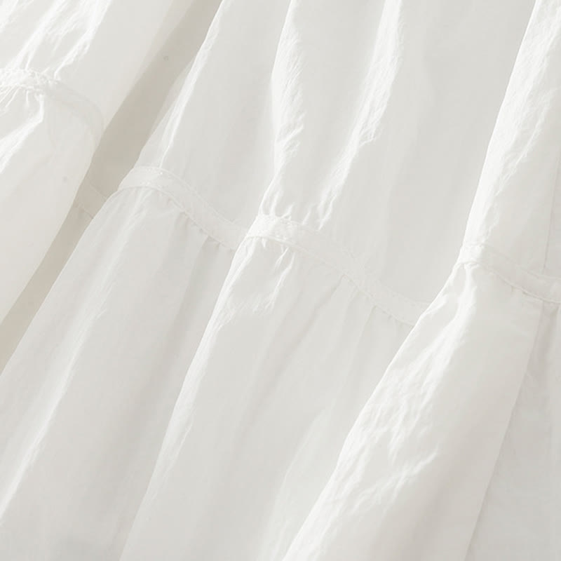 Gonna da donna con elastico in vita, linee semplici, Buddha Stones e tasche - image 5