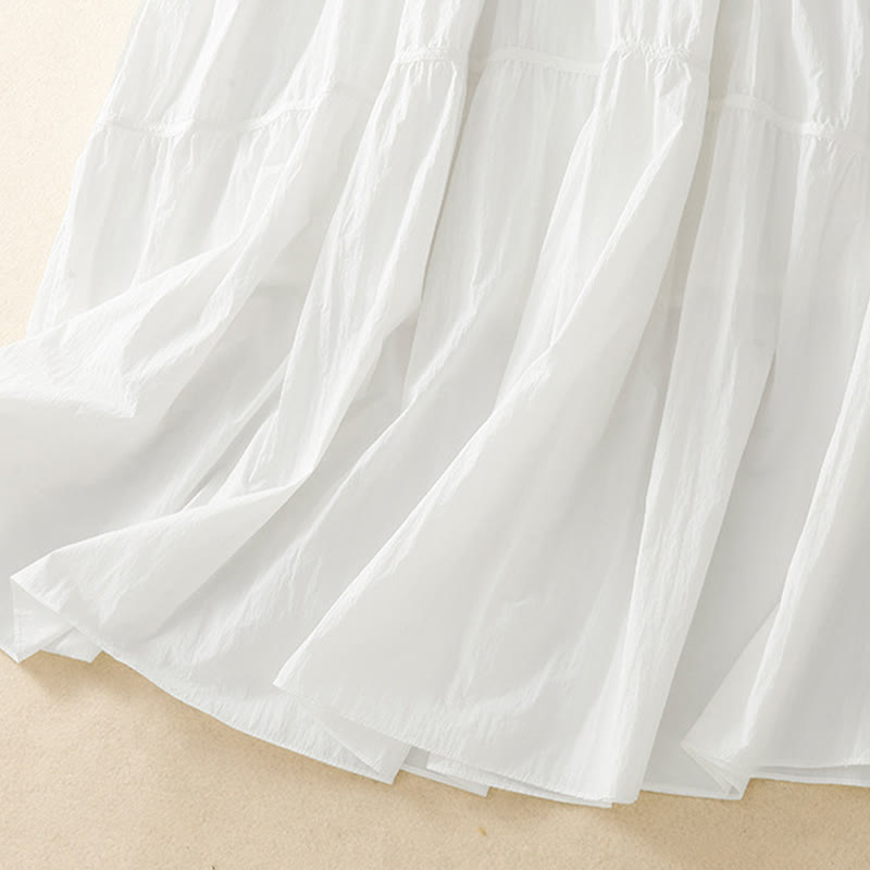 Gonna da donna con elastico in vita, linee semplici, Buddha Stones e tasche - image 8