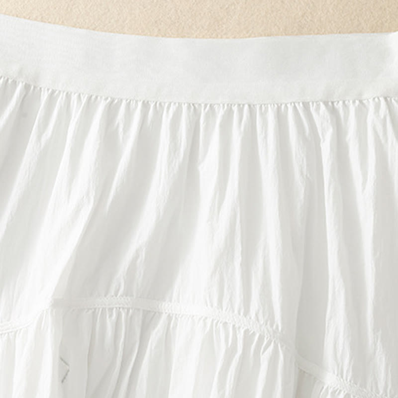 Gonna da donna con elastico in vita, linee semplici, Buddha Stones e tasche - image 4