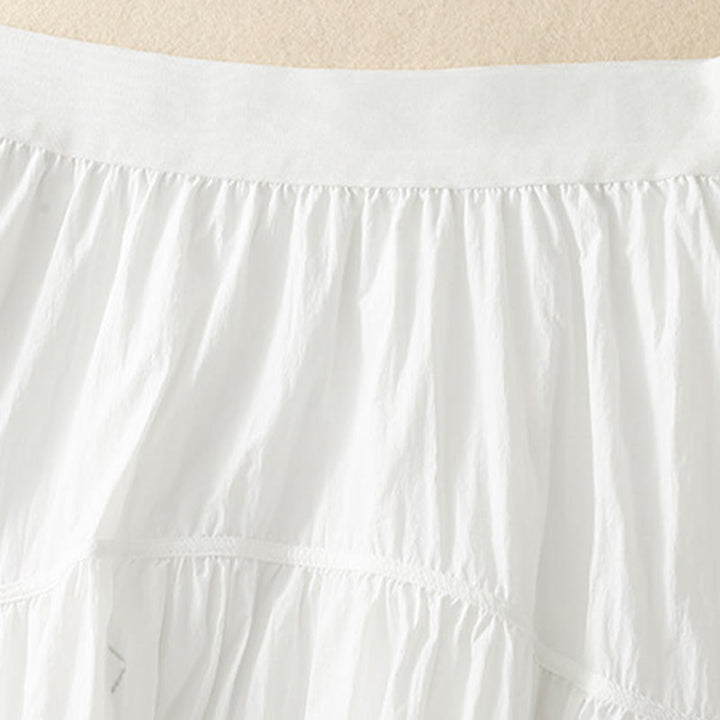 Gonna da donna con elastico in vita, linee semplici, Buddha Stones e tasche - image 4