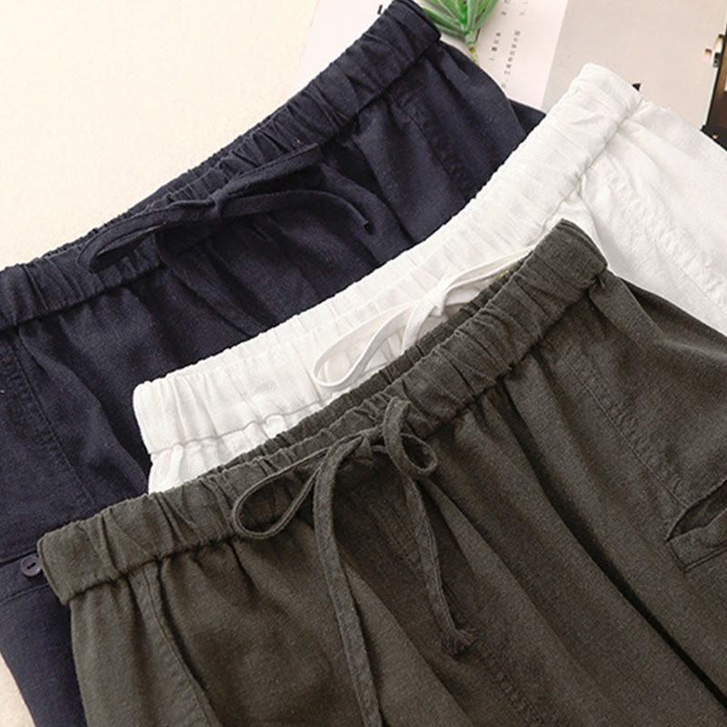 Gonna da donna in cotone con coulisse e vita elastica a trapezio, motivo Buddha Stones - image 19