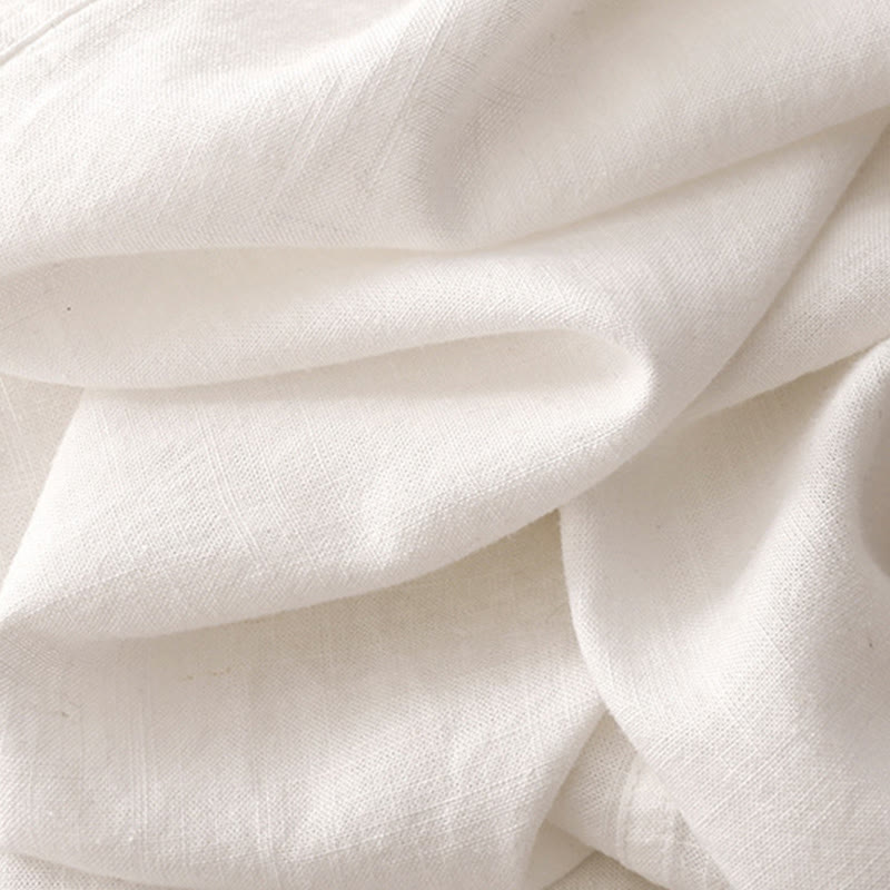 Gonna da donna in cotone con coulisse e vita elastica a trapezio, motivo Buddha Stones - image 13