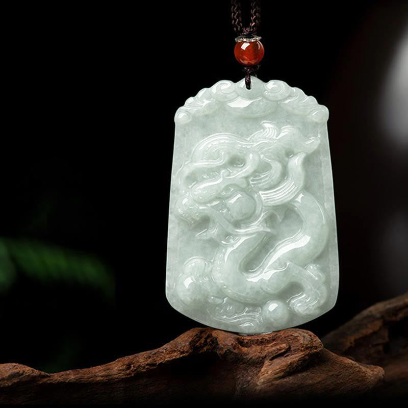 Collana con ciondolo amuleto dell'abbondanza dello zodiaco cinese Buddha Stones in giada naturale 12 - image 18