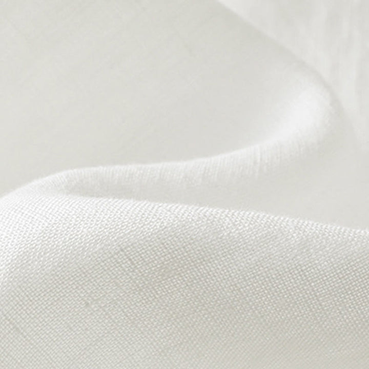 Camicia da donna in cotone e lino con scollo a V, maniche lunghe, motivo Buddha Stones Spring, bottoni semplici - image 16