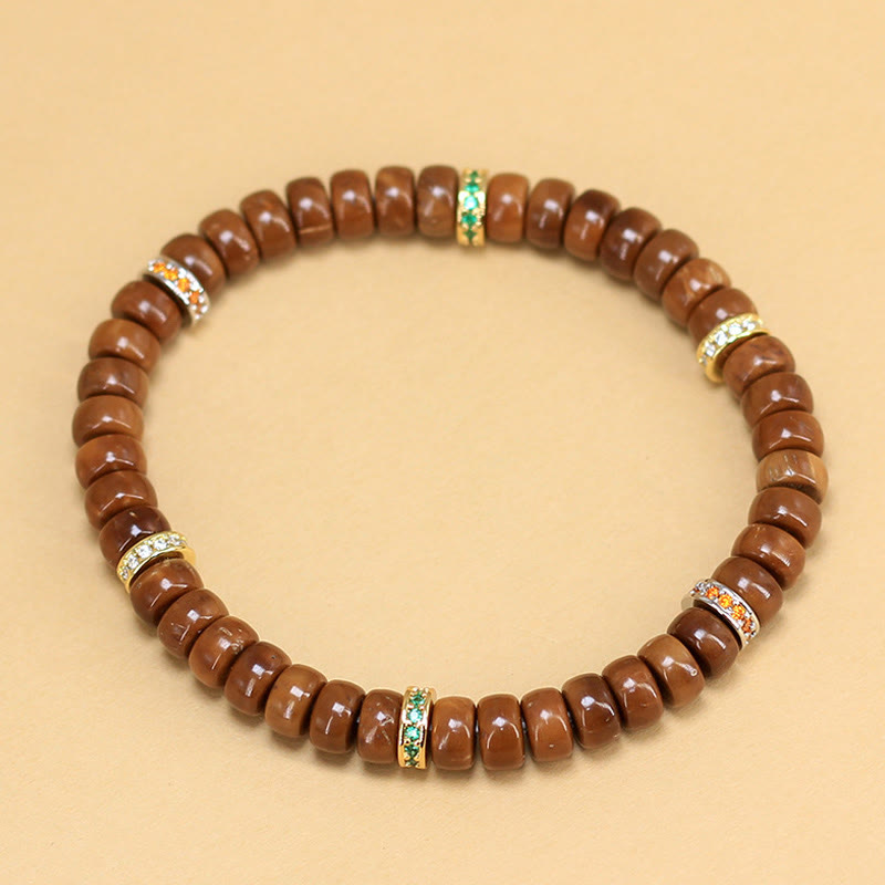 Braccialetto di protezione e fortuna con semi di Kuka Buddha Stones - image 3