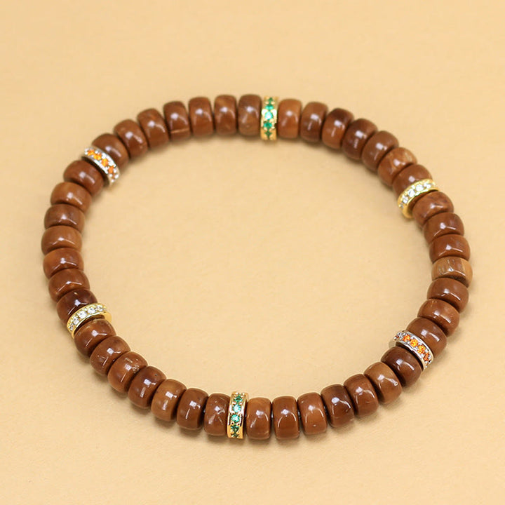 Braccialetto di protezione e fortuna con semi di Kuka Buddha Stones - image 3