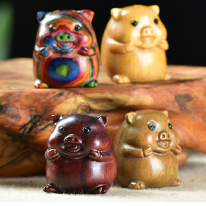 Buddha Stones, Sandalo verde, Piccola foglia, Sandalo rosso, Carino maialino, Animali, Decorazione positiva - image 17