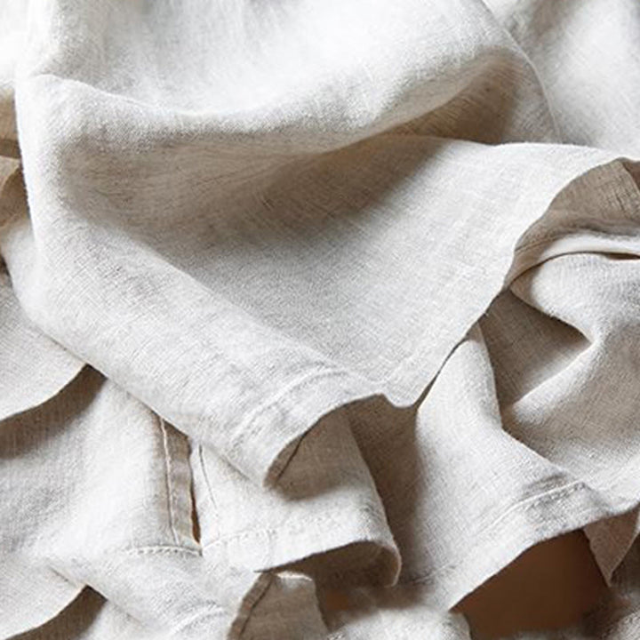 Pantaloni larghi da donna con tasche e orlo a fessura in cotone Buddha Stones, lunghezza 7-8 - image 6