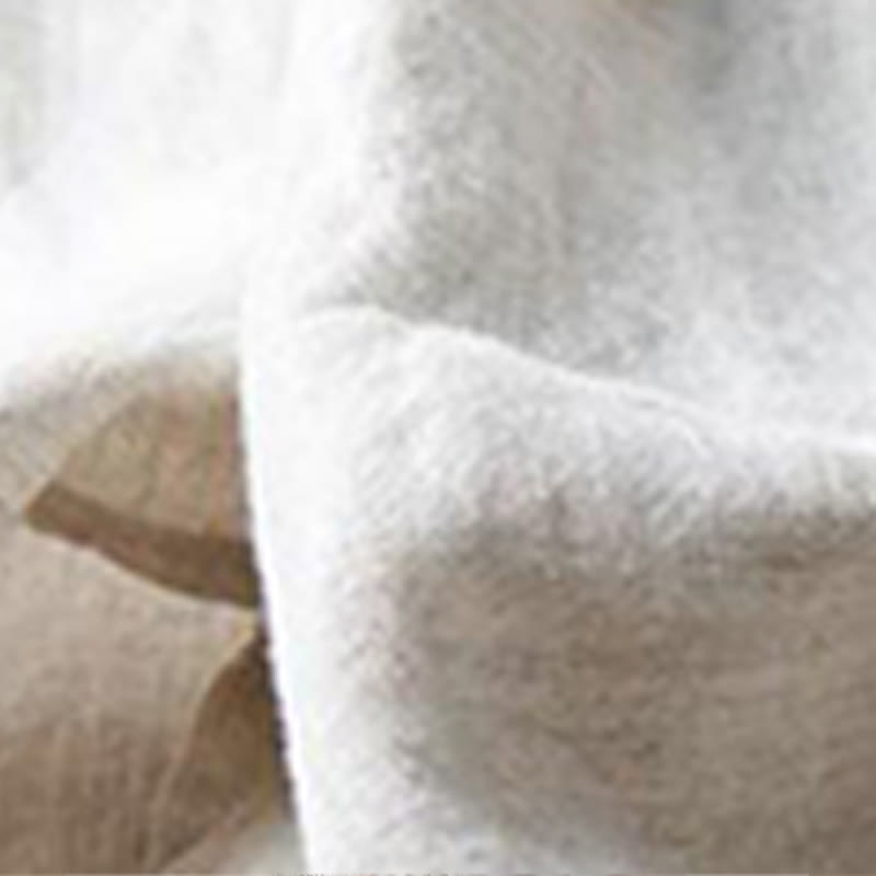 Pantaloni larghi da donna con tasche e orlo a fessura in cotone Buddha Stones, lunghezza 7-8 - image 4