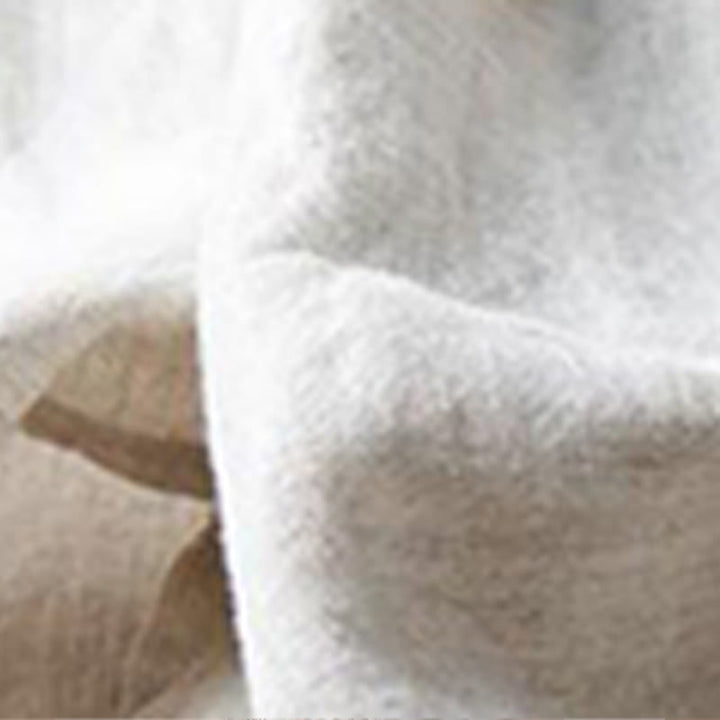 Pantaloni larghi da donna con tasche e orlo a fessura in cotone Buddha Stones, lunghezza 7-8 - image 4